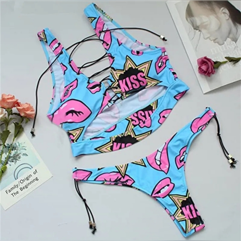 LIP 💋 KISS Thong Bikini